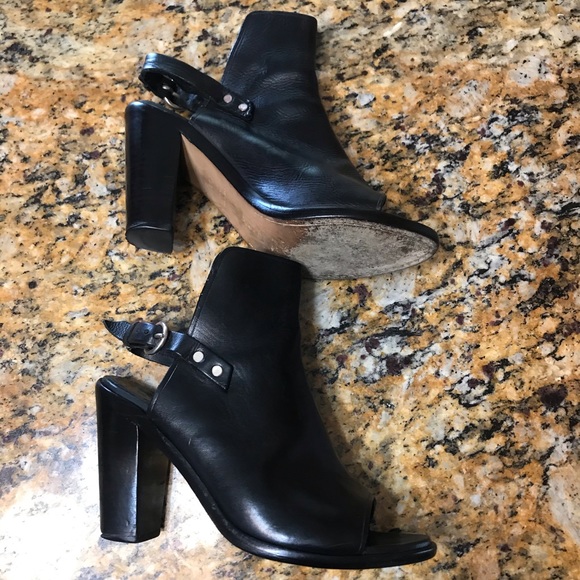 Rag & Bone Wyatt Open Toe Bootie sz7.5 - Picture 4 of 8